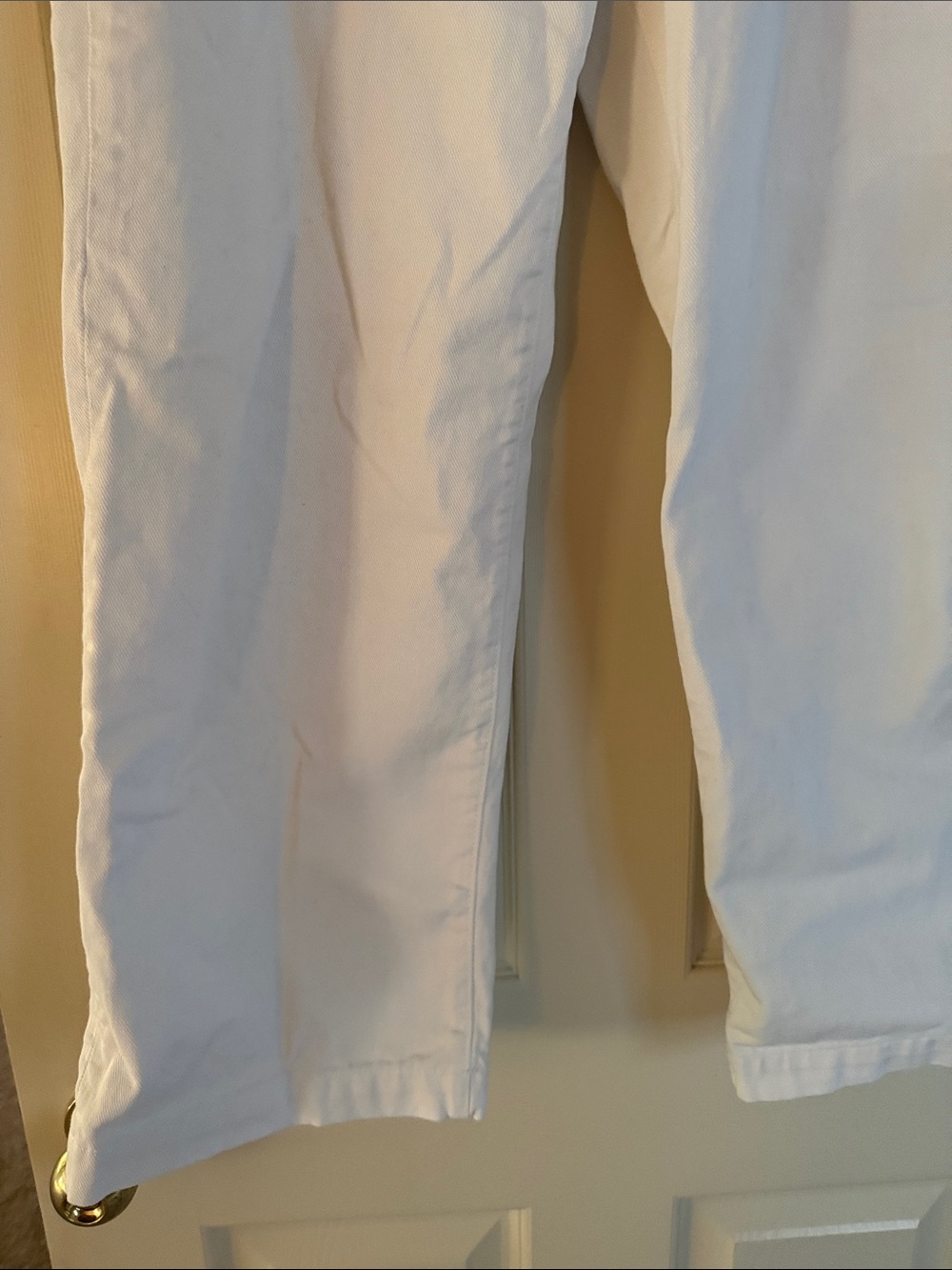 Zara White Cropped Wide-Leg Pants - Picture 3 of 6